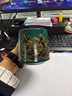 叁旬千里江山溫感變色水杯高檔陶瓷茶杯馬克杯家用中式辦公室咖啡杯子 千里江山_溫感水杯【墨綠】 曬單實(shí)拍圖