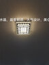 尊光 走廊燈過(guò)道燈水晶燈簡(jiǎn)約現(xiàn)代創(chuàng)意個(gè)性客廳入戶燈玄關(guān)燈門(mén)廳燈北歐臥室衣帽間燈陽(yáng)臺(tái)燈小吸頂燈輕奢燈飾 方形款邊長(zhǎng)24cm【明裝】三色變光 曬單實(shí)拍圖