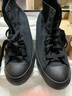 匡威（Converse）官方 All Star男女經(jīng)典美拉德高幫帆布鞋紅色101013 1Z588/黑色 42 曬單實(shí)拍圖