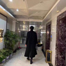 栗譜中長(zhǎng)款毛呢大衣男秋冬新款男女韓版寬松加厚過膝情侶呢子風(fēng)衣外套 M03 假兩件-米色 XL(125-145) 曬單實(shí)拍圖