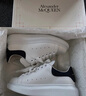 亞歷山大麥昆（Alexander McQueen）女士系帶小白鞋休閑運(yùn)動(dòng)鞋  白色/黑色 35 七夕禮物 曬單實(shí)拍圖