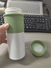 仙藤玉瓷陶瓷內(nèi)膽保溫杯燜茶杯便攜水杯高檔送禮養(yǎng)生泡茶杯心情杯 綠色心情杯360ml 曬單實(shí)拍圖