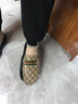 古楚意大利風(fēng)GUCHU輕奢品牌男鞋時(shí)尚豆豆鞋男士真皮懶人鞋一腳蹬駕車(chē) 杏色 38 曬單實(shí)拍圖