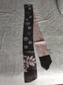 瑪麗亞·古琦（MARJA KURKI）真絲絲巾女 窄長(cháng)巾女 印花細長(cháng)絲巾桑蠶絲領(lǐng)巾飄帶 水晶球 黑灰色 曬單實(shí)拍圖