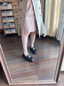 康莉平底樂福鞋女秋季新款英倫圓頭時(shí)尚休閑金屬扣通勤一腳蹬單鞋 咖啡色 37 曬單實(shí)拍圖