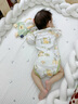 蒂樂(lè )嬰兒包屁衣春秋款長(cháng)袖寶寶衣服新生兒純棉a類(lèi)夏季哈衣連體衣 維多小熊（純棉四季款） 80cm 曬單實(shí)拍圖