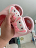 圣閑夏季女童涼拖鞋公主卡通室內防滑浴室洗澡可愛(ài)軟底中小童兒童拖鞋 粉色 24/25碼(內長(cháng)15CM適合1-2周歲) 曬單實(shí)拍圖