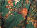 皮爾卡丹（pierre cardin）中年媽媽夏裝真絲襯衫女新款桑蠶絲短袖t恤上衣中老年人洋氣套裝 綠色上衣 2XL 建議105-120 曬單實拍圖