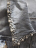 betu百图女装复古风牛仔外套女短款时尚珍珠铆钉牛仔夹克2102T33 牛仔蓝 L 实拍图