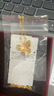周大生（CHOW TAI SENG）蝶影闌珊銀毛衣鏈多巴胺漸變琺瑯珍珠項鏈生日禮物送女生 粉綠漸變珍珠銀項鏈 曬單實(shí)拍圖