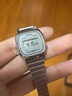 卡西歐（CASIO）小方塊防水情侶百搭時尚腕表A158WA A159/LA670-1金色簡約電子表 LA670WA-7D真的好看 【贈送貼膜】 曬單實拍圖