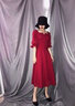 塞德勒敬酒服新娘2025新款女秋季酒紅色訂婚結婚回門(mén)小晚禮服連衣裙平時(shí) 曬單實(shí)拍圖