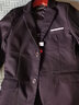 戲狐兒童西裝套裝帥氣男童花童禮服鋼琴演出服中大童小男孩西服冬GK9 西服五件套黑色 150cm 曬單實(shí)拍圖