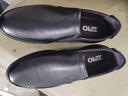 零度Zero官方皮鞋男2025新款頭層牛皮柔軟舒適商務(wù)休閑鞋套腳男士皮鞋 黑色 41 曬單實(shí)拍圖