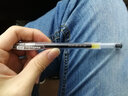 日本百樂（PILOT）G-1水筆 百樂BL-G1-5T中性筆 考試辦公筆0.5mm子彈頭 文具用品 黑色 曬單實(shí)拍圖