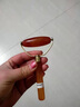 玉御緣  【七夕情人節禮物】紅瑪瑙玉石美容器玉髓玉石玉器按摩棒滾輪瘦臉玉推臉器面部眼部按摩 曬單實(shí)拍圖