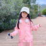 mlgt kids童裝女童套裝女寶寶春秋季衛(wèi)衣運動裝兒童休閑開衫兩件套 粉紅色 90 cm 曬單實拍圖