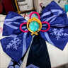 華可神里凌綾華cos服原元神cos服稻妻城大小姐cospaly動(dòng)漫游戲套裝 cos服+配飾 M 曬單實(shí)拍圖