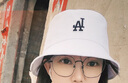 美職棒（MLB）男女情侶同款漁夫帽 2024新款潮流個(gè)性休閑帽戶外遮陽(yáng)帽 HT780 洛杉磯道奇隊(duì)/米白色 均碼 57H 曬單實(shí)拍圖