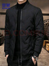 羅蒙（ROMON）羽絨服男短款中青年商務(wù)休閑保暖舒適外套男EE8 黑色 2XL  曬單實(shí)拍圖