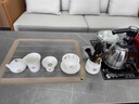 唐岳珍德化羊脂玉茶具套裝家用輕奢高檔白玉白瓷功夫茶杯蓋碗辦公室會(huì)客 齊福西施壺13頭+品圣 曬單實(shí)拍圖