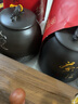 正揚紫砂茶葉罐大號陶瓷茶葉儲存桶家用紅茶普洱茶罐密封罐儲物灌 紫砂茶葉罐（一錘定音）—心靜 500克 曬單實拍圖