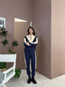 佰藍嬌高級感時(shí)尚氣質(zhì)運動(dòng)套裝女2025春秋季新款休閑衛衣哈倫褲子兩件套 懷舊藍 M （推薦90-115斤） 曬單實(shí)拍圖