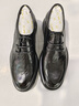 零度Zero男士皮鞋秋冬新款真皮商務(wù)通勤德比鞋寬楦舒適手抓紋婚鞋 黑色 40 (250mm) 曬單實(shí)拍圖