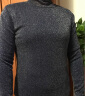 红粉宣言秋冬新款修身高领加厚加绒打底衫女长袖 黑色-加绒 XL 实拍图