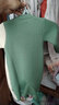 wua.wua嬰兒連體衣春秋新生兒衣服男女寶寶秋冬保暖夾棉撞色鴛鴦睡衣套裝 綠恐龍【保暖款】 90cm 【12-18個月 體重22-26斤】 曬單實拍圖