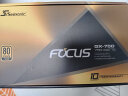 SEASONIC海韵FOCUS GX750W电源金牌全模 全日系电容14cm小身形 3代温控0dBA模式 实拍图