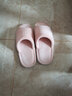 沐候日式木地板靜音居家室內珊瑚絨棉拖鞋女春秋軟底男家用情侶 櫻花粉(柔軟珊瑚絨) 37-38 曬單實(shí)拍圖