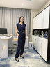 威谷爾空姐工作鞋女黑色皮鞋粗跟上班久站不易累腳軟底職業(yè)面試高跟鞋 1902 超纖皮 5cm跟高 37 曬單實拍圖