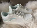 安踏小白鞋板鞋女鞋春季厚底休閑鞋增高學(xué)生復古百搭運動(dòng)鞋子 象牙白/氧氣綠-2 35.5 曬單實(shí)拍圖