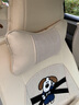 車(chē)鞍 卡通汽車(chē)坐墊粗麻布藝汽車(chē)座套全包四季通用座椅套透氣座墊套 A17粗麻-溫馨米-舒適版 五座全車(chē)-留言車(chē)型 曬單實(shí)拍圖