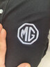 崇杉 夏季工衣定制衣服印字工作服定做短袖t恤刺繡logo文化衫廣告衫訂制翻領(lǐng)Polo團(tuán)體服工裝工服男 款一黑色 S 曬單實拍圖