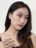 思梨貓眼石耳釘無(wú)耳洞耳夾女新款簡(jiǎn)約精致鑲嵌鋯鉆浪漫耳環(huán)小眾耳飾品 月光曲(蚊香盤耳夾) 曬單實(shí)拍圖