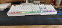 狼蛛（AULA）T101真机械手感键盘鼠标套装 有线键鼠套装 游戏办公电脑键盘 混光 吃鸡套装 金属面板 银白 实拍图