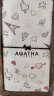 AGATHA/瑷嘉莎 爱心小狗银手链女士 生日礼物送女友老婆手环 红玛瑙+银色 实拍图