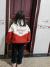 史努比（SNOOPY）女童外套冬裝2025新款洋氣兒童加厚毛毛衣網(wǎng)紅時(shí)髦4-15歲小女孩秋 紅色+包包 140 曬單實(shí)拍圖