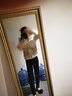 魔之韻特厚打底褲女褲冬季外穿加絨褲加厚高腰保暖棉褲女士彈力小腳911 加絨 6941黑色【無口袋】 S(80-95斤左右) 曬單實(shí)拍圖