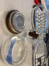 瓷牌茗茶具（cipaiming teaset）玻璃茶杯家用辦公泡茶杯茶水分離男士主人杯單杯 升級款-透明《沐云》三件杯 曬單實(shí)拍圖