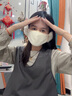 啄木鳥(niǎo)保暖耳罩口罩女冬季2024純棉防風(fēng)防寒加絨護(hù)耳二合一面罩面紗耳套 米白色【主圖色】 曬單實(shí)拍圖