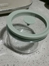 WELLMEET咸菜盒玻璃保鮮盒小碗密封罐食品級泡菜專用榨菜小飯盒子迷你帶蓋 【兩個裝】水綠色240ml【高硼硅玻璃】 曬單實拍圖