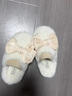 JTTCAC日本仙女風(fēng)蝴蝶結(jié)棉拖鞋女秋冬時尚少女心室內(nèi)保暖ins毛絨棉拖鞋 米白色 36-37 曬單實拍圖