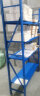 工来工往货架仓储货架家用1.5米置物架四层轻型展示架厨房超市地摊货架 蓝色1500*500*2000=4层主架 实拍图