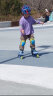 迪卡侬溜冰鞋初学者轮滑鞋女童男孩滑轮鞋太空旅行款32/35-4663371 实拍图