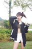 熒蒂（YINGDI）秋季黑色棒球服加厚外套女短款春秋2025年新款韓系小香風(fēng)上衣秋冬 黑色 45/55kg/M 曬單實(shí)拍圖