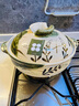 蒙德康日本進(jìn)口萬(wàn)古燒土鍋蒸米飯煲仔飯湯鍋燉砂鍋煲湯家用沙鍋 蘆楽草9號適合4-6人 3400ml 曬單實(shí)拍圖