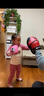 康瑞拳擊手套兒童散打拳套青少年5-11歲兒童拳套沙袋拳套訓練男 功夫貓-粉色 6oz 曬單實(shí)拍圖